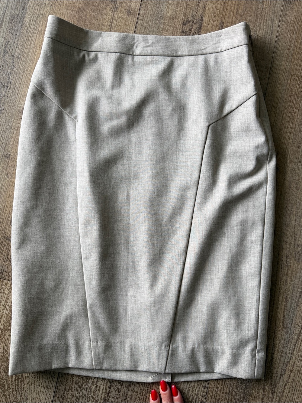 Classic Beige Pencil Skirt / Women's Office Skirt - The Limited